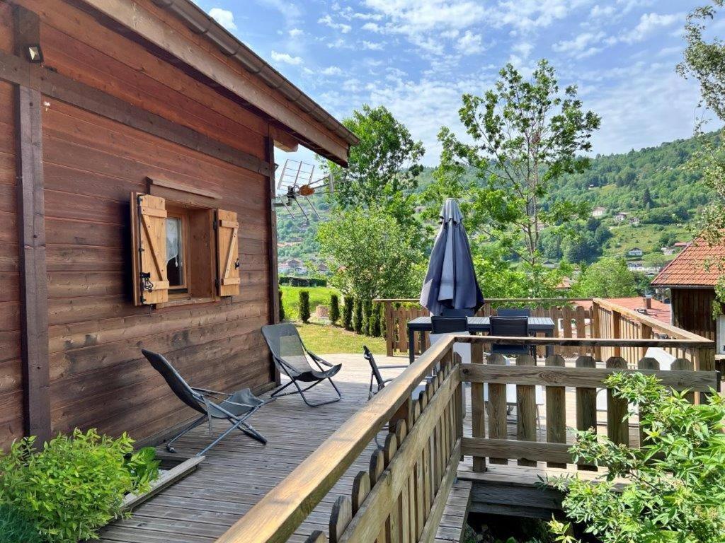 Le Chalet Du Pere Michel, Jacuzzi, Sauna, Jardin La Bresse Extérieur photo